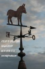 Girouette Le petit âne
